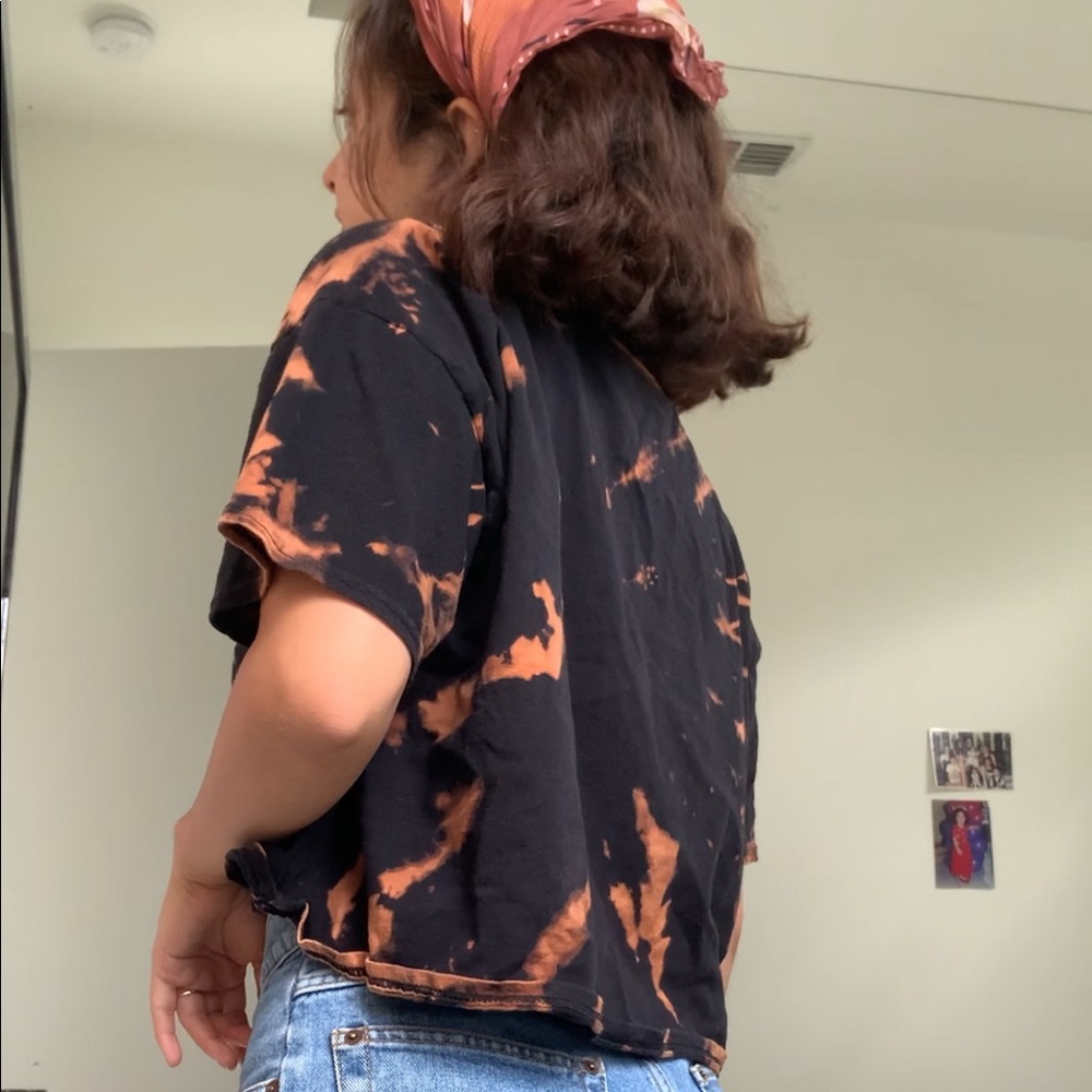 American Apparel Oversized Bleach Tie-Dye T-Shirt